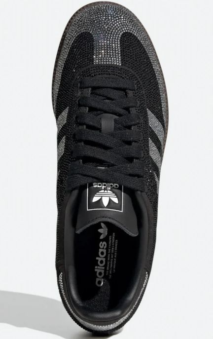 adidas Samba OG Rhinestone 'Black Silver' Women's | The Silver Note