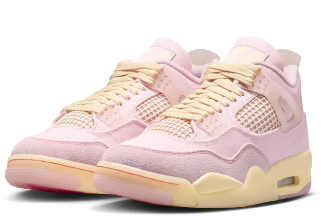 Women's Air Jordan 4 Retro 'Pearl Pink / Iced Carmine' | Carmine Muse