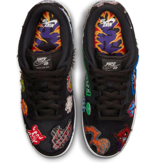 Nike x Neckface SB Dunk Low Pro 'Black' | Outside the Lines