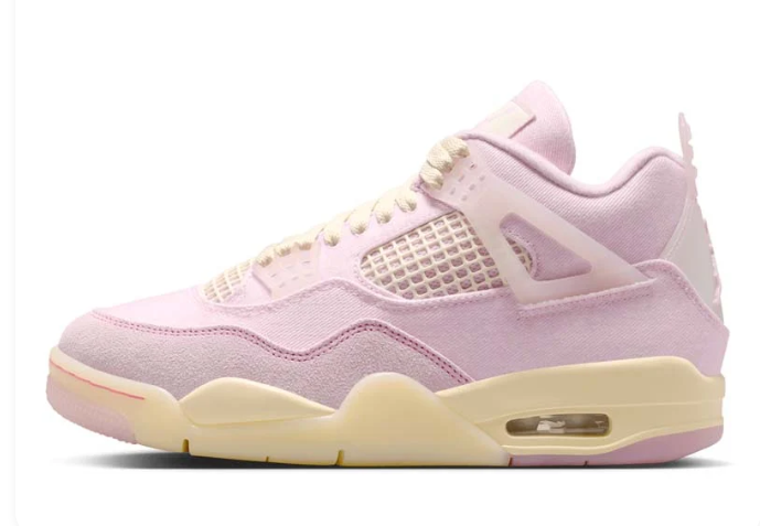 Women's Air Jordan 4 Retro 'Pearl Pink / Iced Carmine' | Carmine Muse