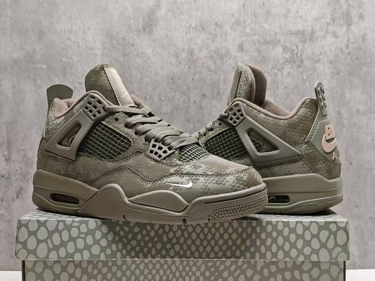 Air Jordan 4 Retro Military Mamba Custom Olive Black | Olive Outpost
