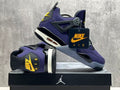 Air Jordan 4 Purple & Gold | Courtside Encore Sneakers