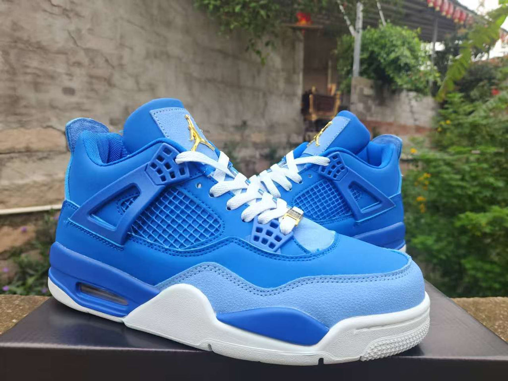 Air Jordan 4 Retro Royal-Blue-Gold | Azure Overture