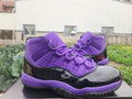 Air Jordan 11 Retro Black-Purple Men's | Amethyst Transit