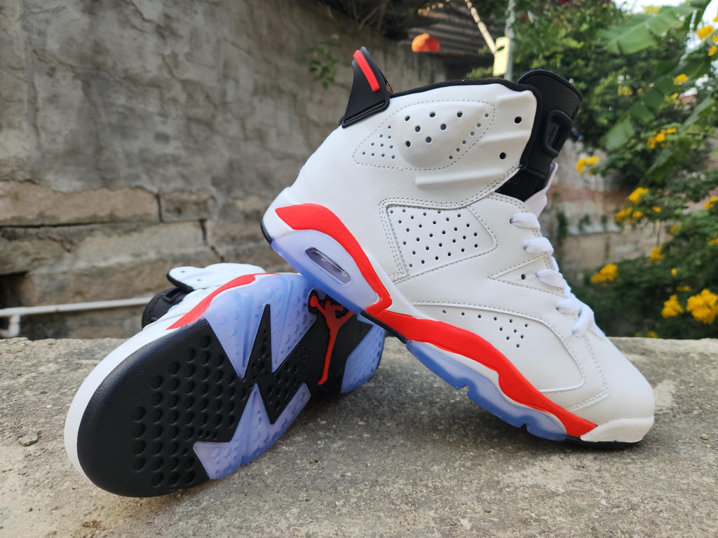 Air Jordan 6 Retro Men's White/Infrared/Black | Infrared Interval