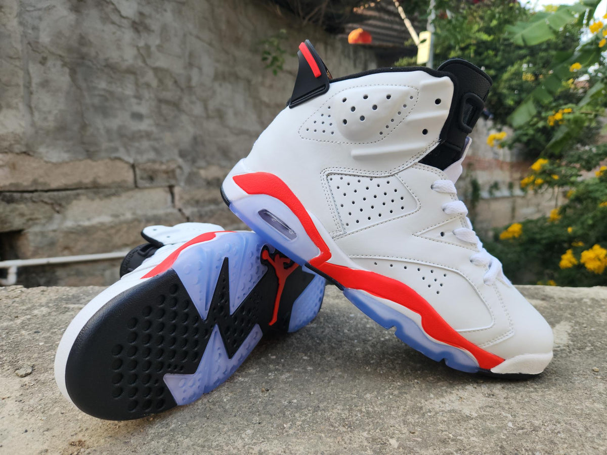 Air Jordan 6 Retro Men's White/Infrared/Black | Infrared Interval