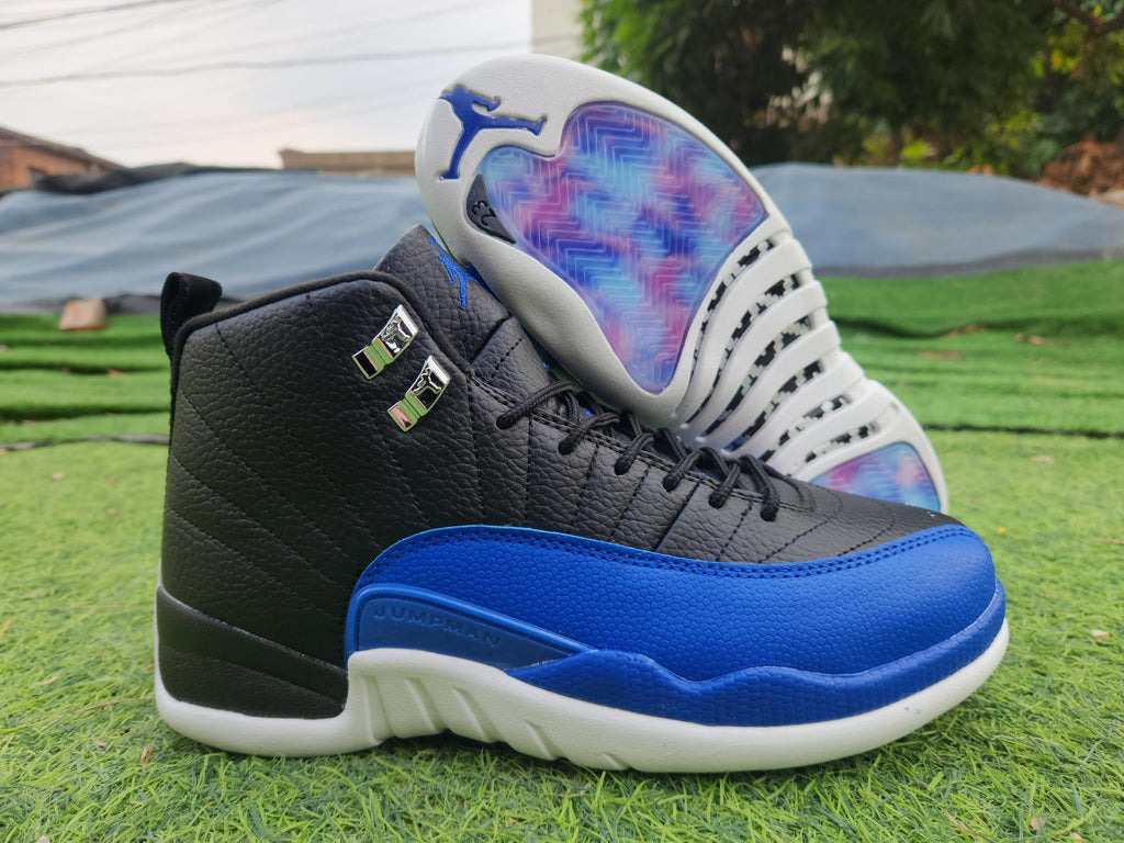 Air Jordan 12 Black/Blue/White | Blue Counterpoint