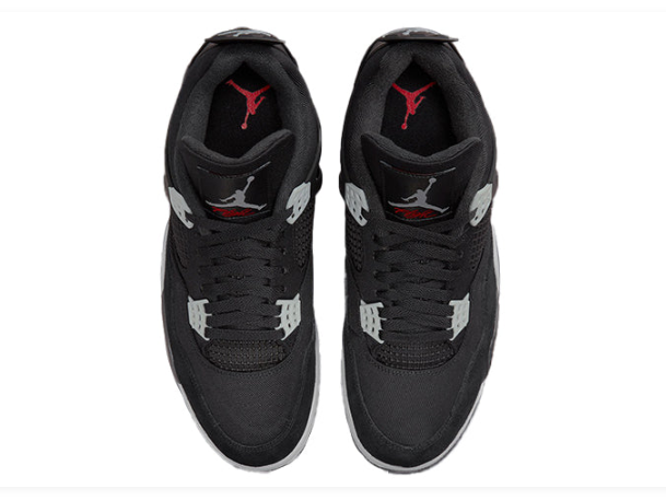 Air Jordan 4 Retro SE 'Black Canvas' | Noir Blueprint | DH7138-006