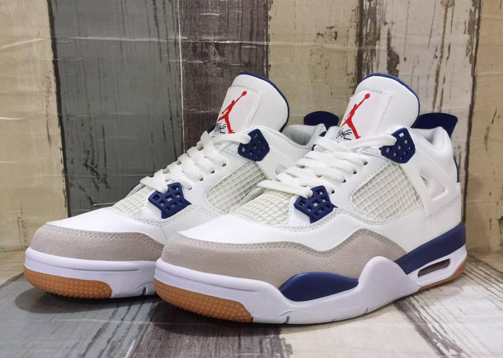 Air Jordan 4 Retro Off-White-Blue | Harbor Reverie
