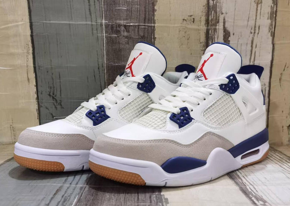 Air Jordan 4 Retro Off-White-Blue | Harbor Reverie
