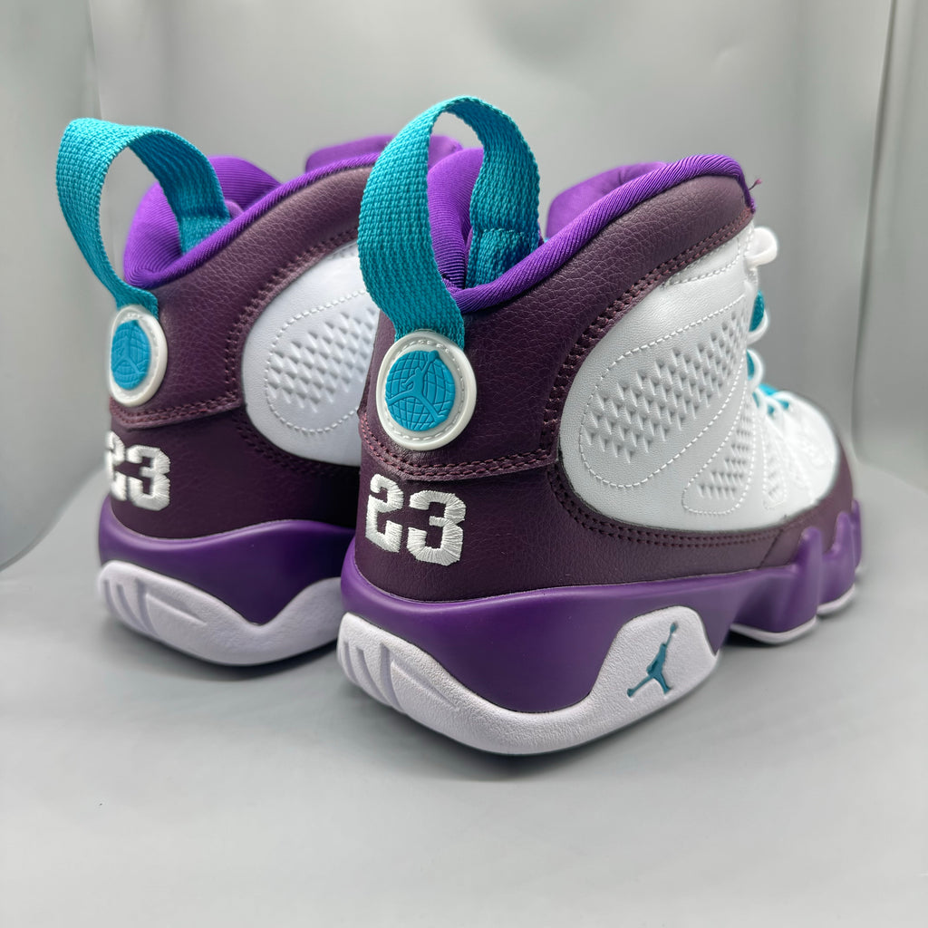Air Jordan 9 White & Purple | Lilac Interlude Sneakers