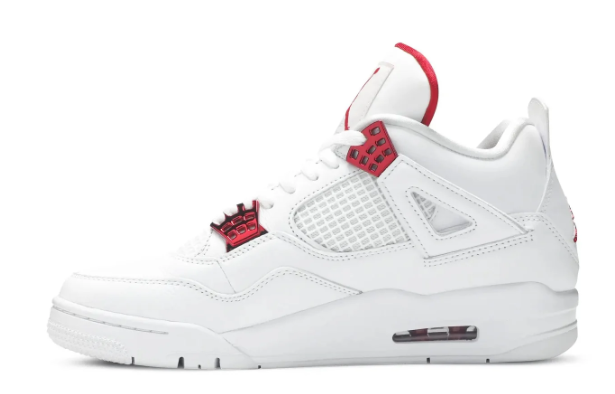 Jordan 4 Retro 'Red Metallic' | Scarlet Accent
