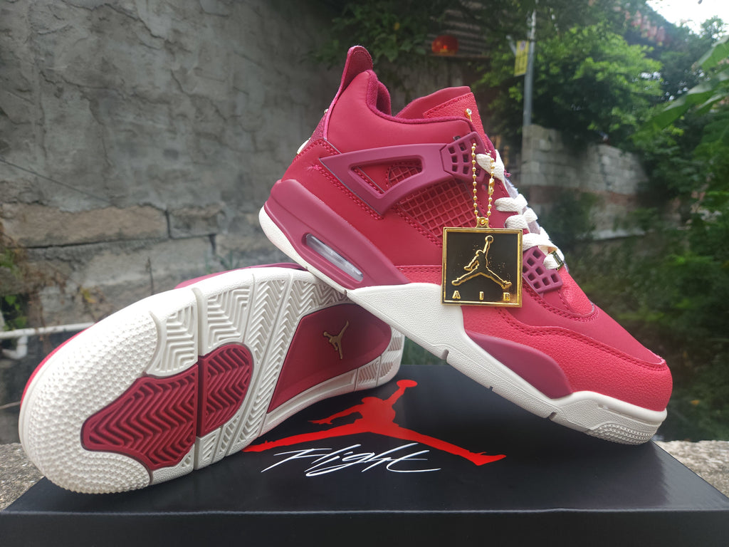 Air Jordan 4 Retro Red-Purple-Gold | Prism Encore