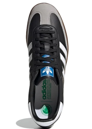 adidas Samba Vegan 'Black White Brown' | The Grounded Contrast