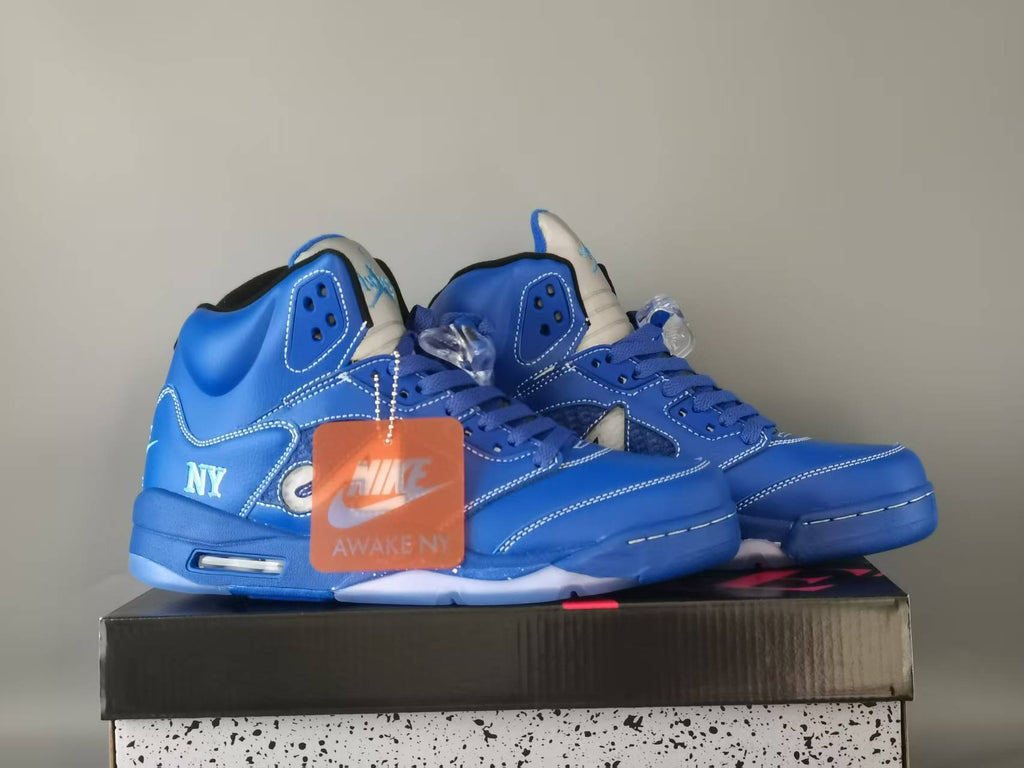 Air Jordan 5 Retro NY Arctic Blue | Glacier Avenue