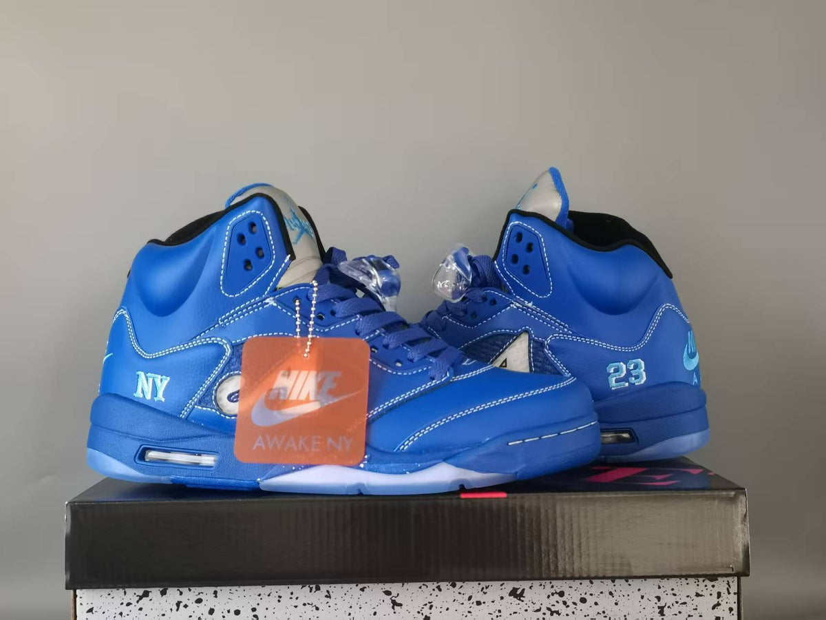 Air Jordan 5 Retro NY Arctic Blue | Glacier Avenue