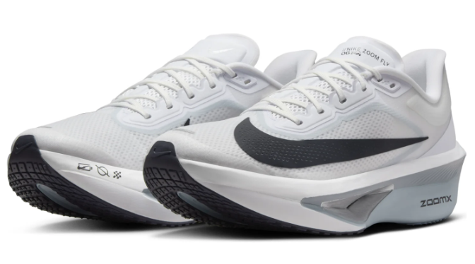 Nike Zoom Fly 6 'White Pure Platinum Obsidian Mist Gridiron' | Platinum Passage