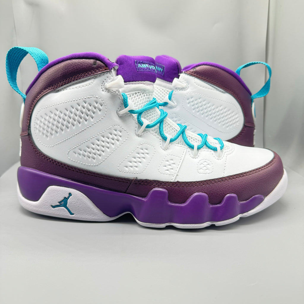 Air Jordan 9 White & Purple | Lilac Interlude Sneakers