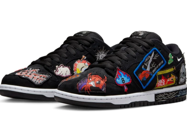 Nike x Neckface SB Dunk Low Pro 'Black' | Outside the Lines