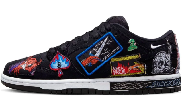 Nike x Neckface SB Dunk Low Pro 'Black' | Outside the Lines