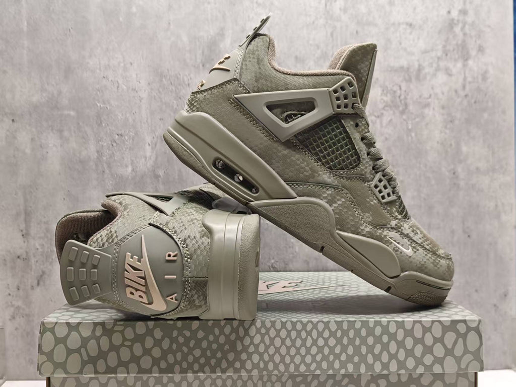 Air Jordan 4 Retro Military Mamba Custom Olive Black | Olive Outpost