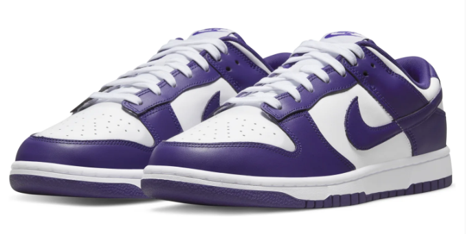 Nike Dunk Low 'Championship Purple' | Purple Pennant | DD1391-104