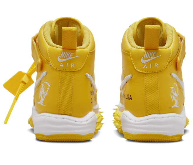 Nike x Off-White Air Force 1 Mid SP 'Varsity Maize' | The Maize Perspective