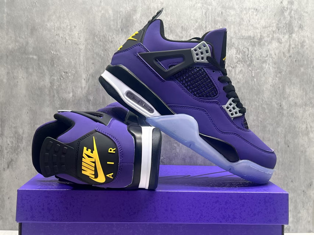 Air Jordan 4 Retro Lakers Purple-Gold | Twilight Rally