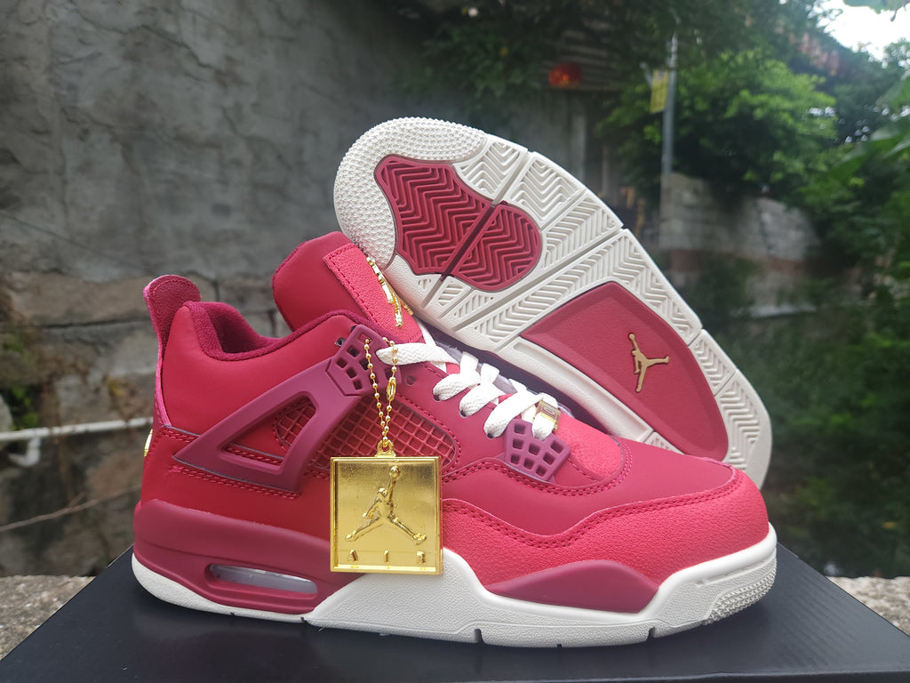 Air Jordan 4 Retro Red-Purple-Gold | Prism Encore