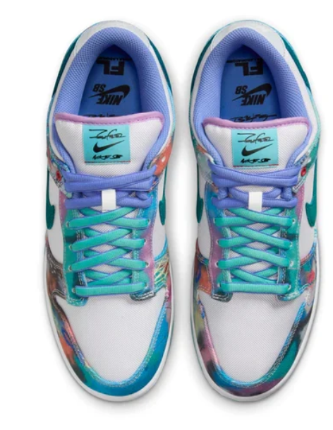 Nike SB Dunk Low Futura Laboratories 'Bleached Aqua' | Aqua Sketchbook | HF6061-400